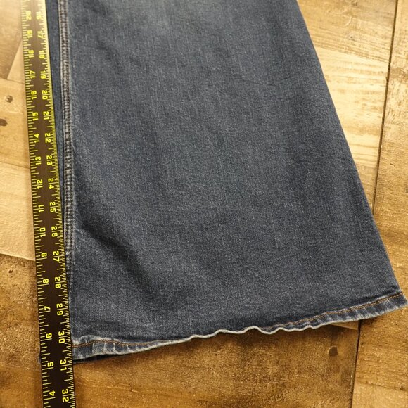 Wrangler High-Rise Wide Leg Jeans Women’s 16 Blue Denim Vintage-Inspired - Picture 6 of 14